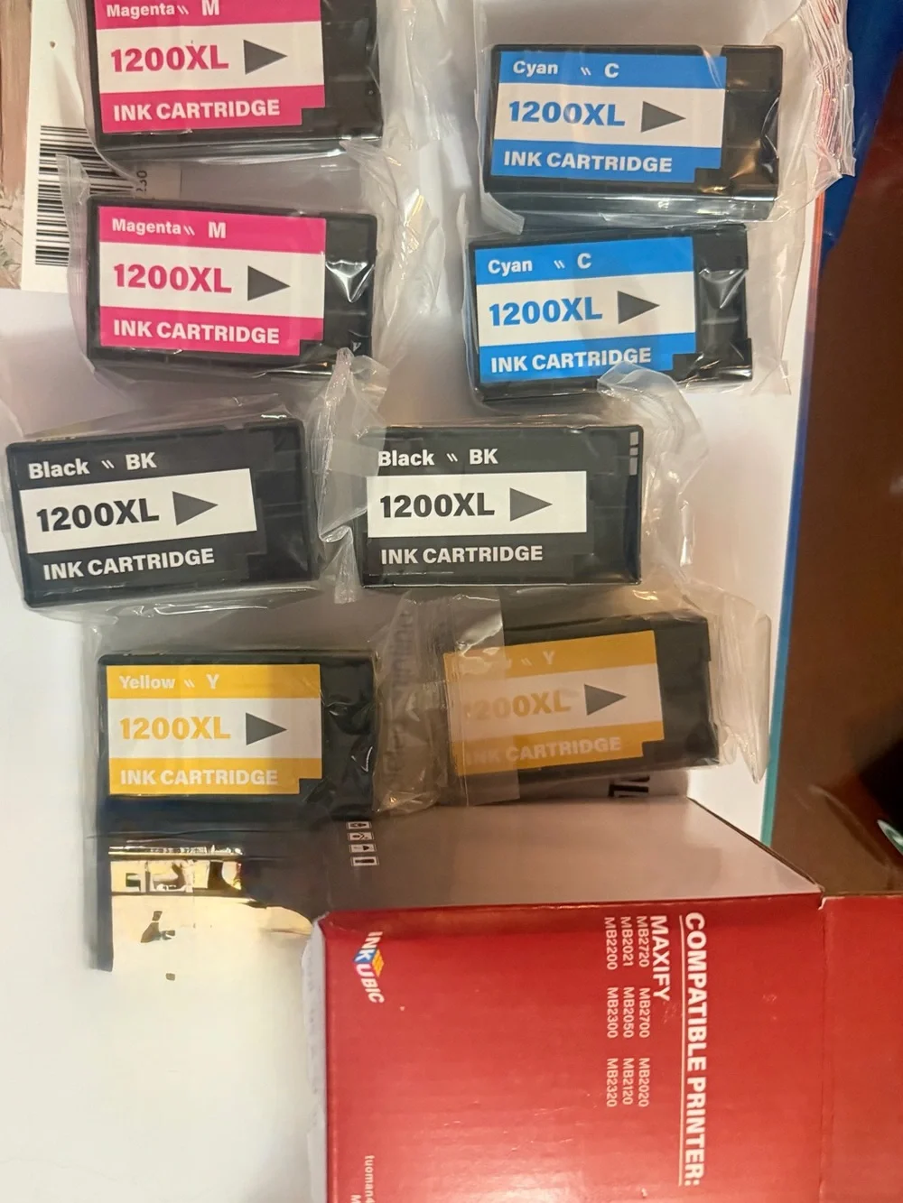 Inkubic 8 set 1200XL Compatible with Canon Maxify Printers. Models below